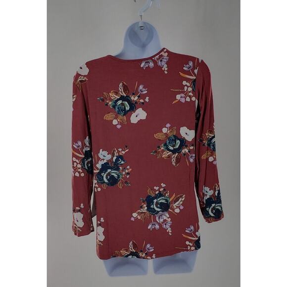 Daniel Rain Stitch Fix floral tunic crochet trim top Size Small Office Work Wear - Picture 2 of 10